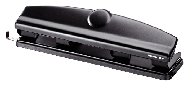 Four Hole Punch Esselte Q10 10 sheet black
