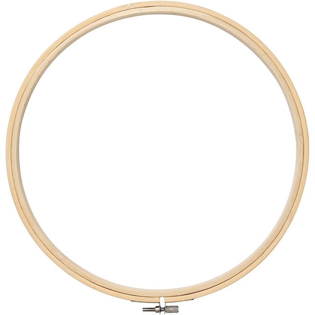 Borduurframe Creativ Company rond 25cm hout