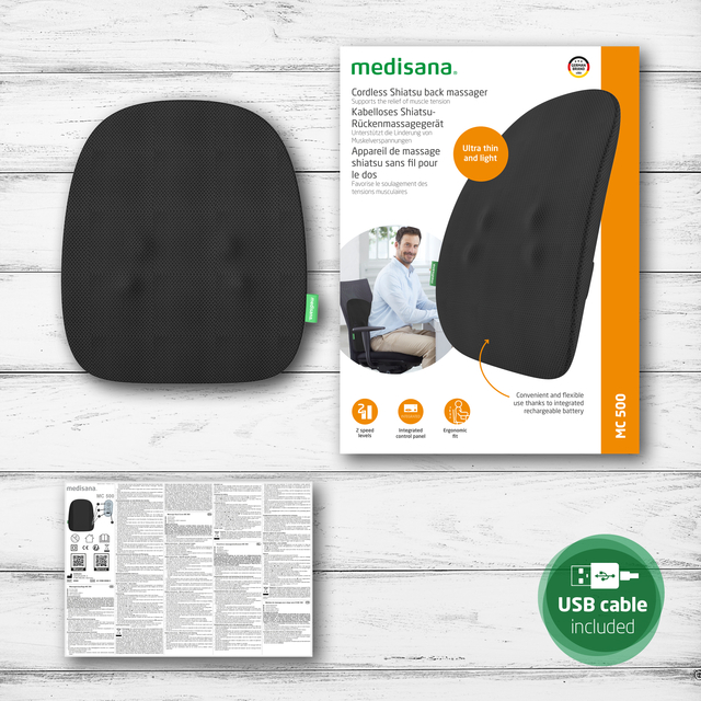 Shiatsu massagekussen Medisana MC 500  (draadloos)