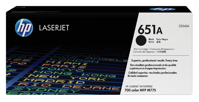 HP 651A Toner Cartridge Black CE340A