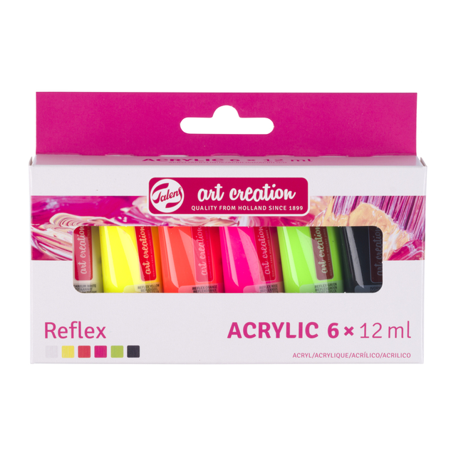 Acrylverf Talens Art Creation set à 6 reflexkleuren