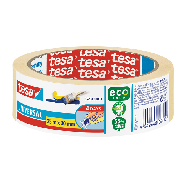 Afplaktape tesa®  Economy 30mmx25m gee
