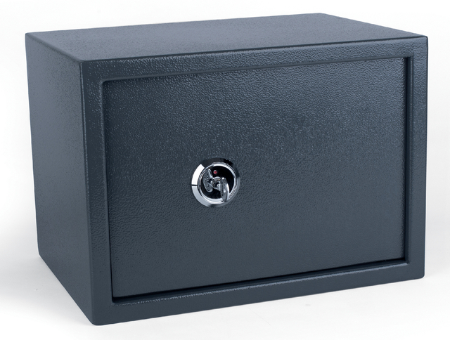 Safe Pavo with star key 350x250x250mm dark gray