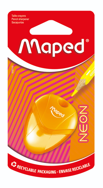 Puntenslijper Maped Neon Igloo 1-gaats assorti