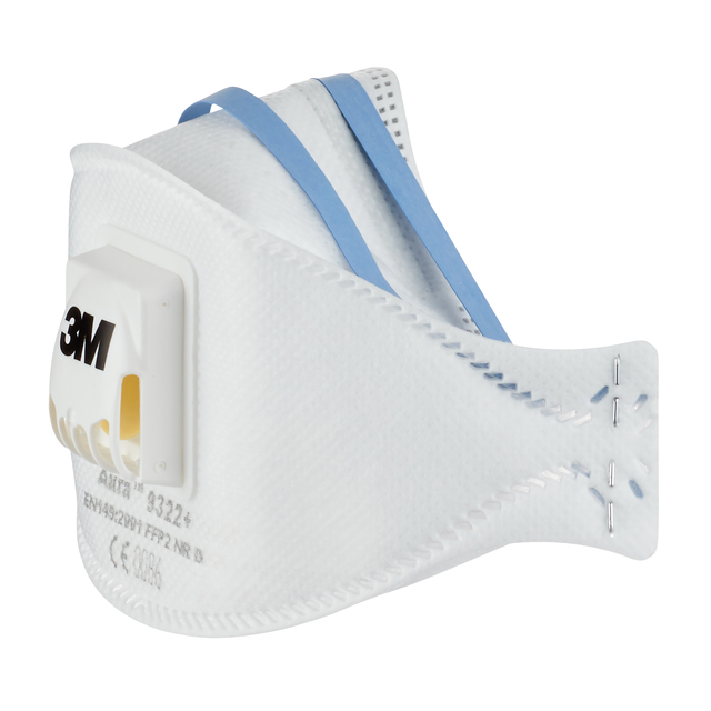 Dust mask 3M Aura for sanding 9322+ FFP2 with valve 5 pieces