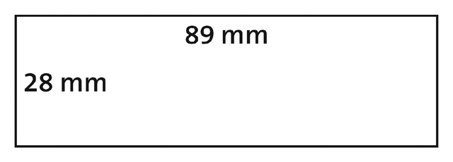Etiket Dymo LabelWriter adressering 28x89mm 24 rollen á 130 stuks wi