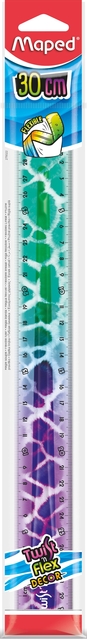 Liniaal Maped Twist 'n Flex Decor Animals 30cm assorti display à 20st
