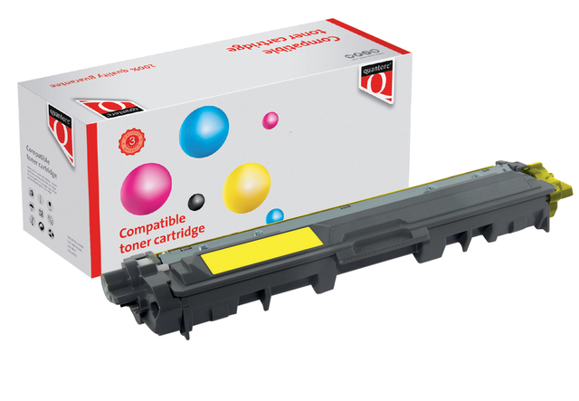 Tonercartridge Quantore alternatief tbv Brother TN-243 geel