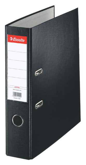 Lever Arch File Esselte Essentials 75mm PP A4 black