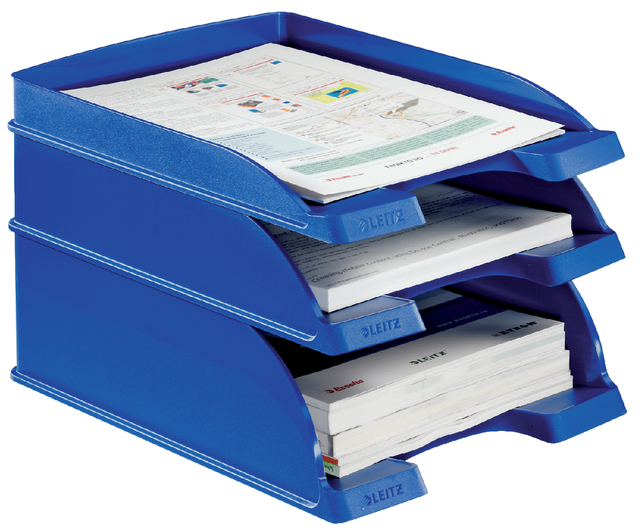 Letter Tray Leitz Plus Slim A4 blue