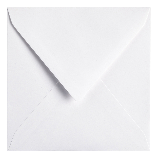 Envelop Papicolor 140x140mm kraft wit pak à 6 stuks