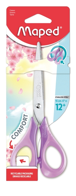 Schaar Maped Sensoft 16cm pastel assorti