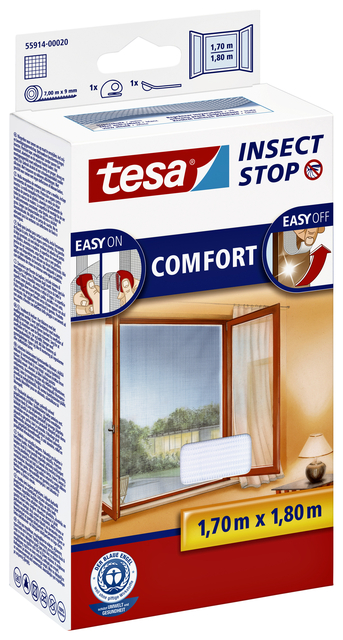 Insectenhor tesa® Insect Stop COMFORT raam 1,7x1,8m wi