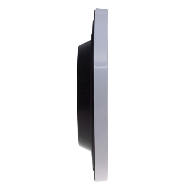 Wandklok MAUL Step RC Ø30x5cm kunststof wit/wi