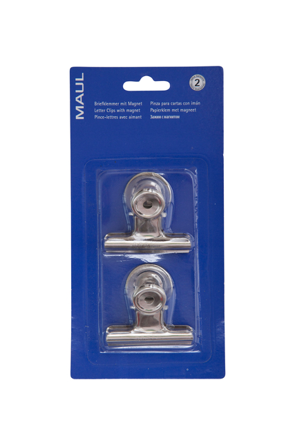 Letter Clips with Magnet, width 50 mm, 2 pces