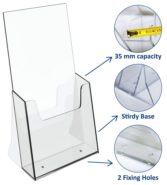Brochure holder OPUS 2 1/3