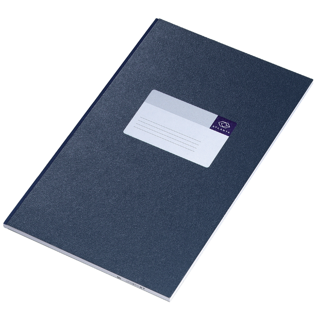 Notebook glued 330 x 205 mm, 192 pages, blue