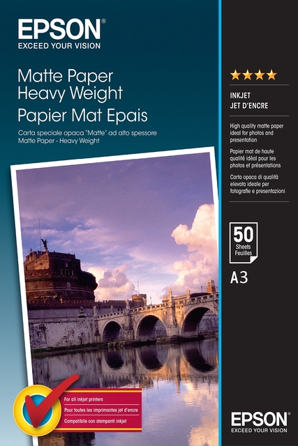 EPSON paper matt heavyweight A3 50sh