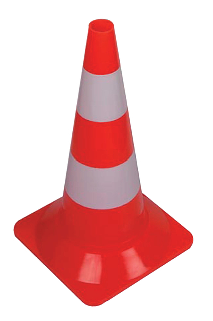 Alert cone 50cm red white