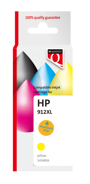 Inktcartridge Quantore alternatief tbv Hp 912XL 3YL84AE hc zwart