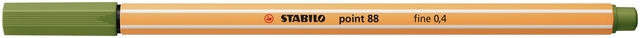 Fineliner STABILO point 88/35 fijn mosgroen