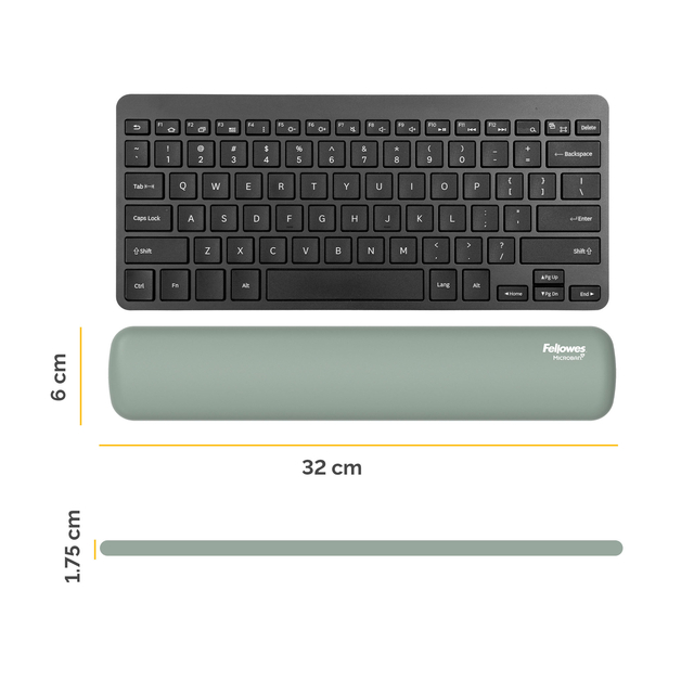 Polssteun Fellowes Breyta compact saliegroen