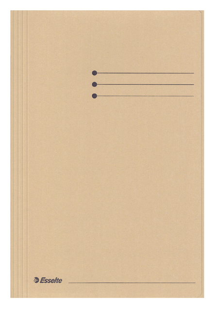 3-flap folio folder Esselte manilla 275gr gems