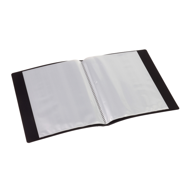 Frontview display book OPUS 2 A5 20P, black