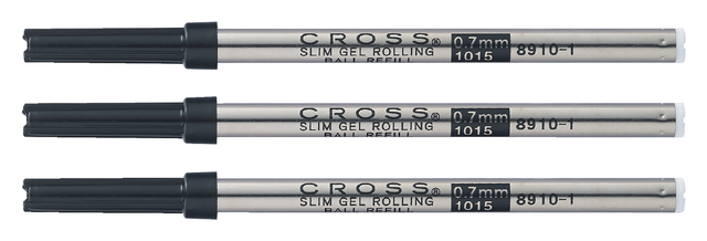 Rollerpenvulling Cross classic century en Click medium zwart