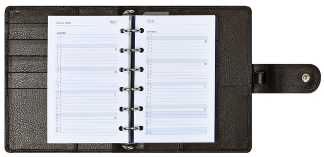 Organizer Kalpa Pocket inclusief agenda 2026-2027 7dagen/2pagina's keta bruin