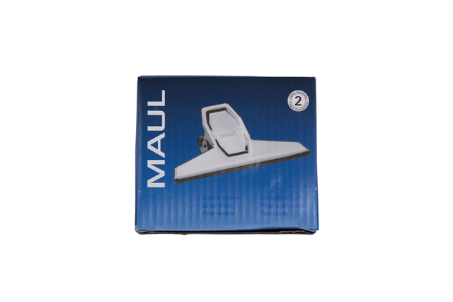 Papierklem MAUL Pro 75mm capaciteit 20mm zilver