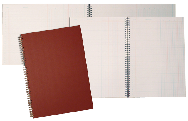 Tabular Register, 321 x 226 mm, 2 x 4 columns