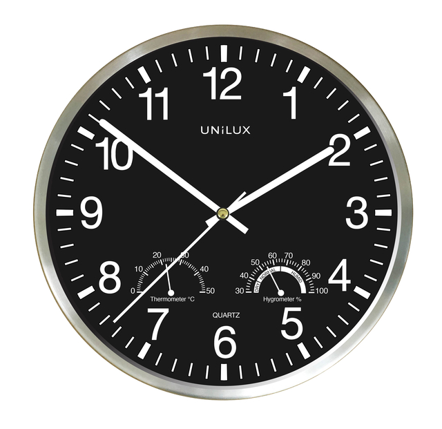Wall clock Unilux Wetty grey