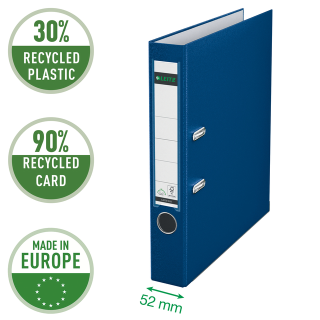 Lever arch file Leitz  52mm PP A4 blue