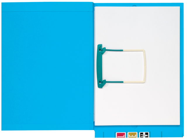 Secolor A4 Lateral Clipex File blue