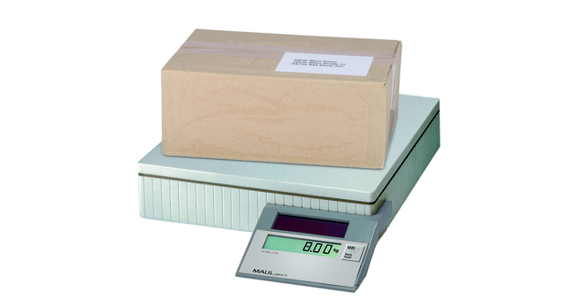 Pakketweger MAUL Parcel S weegplateau 30x30cm solar 50 kg