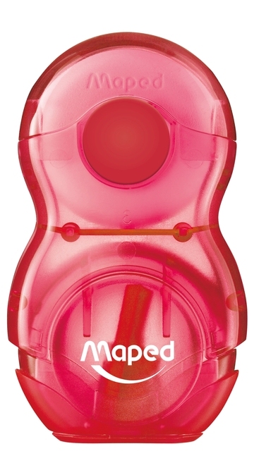 PENCILSHARPENER WITH ERASER MAPED LOOPY ASS