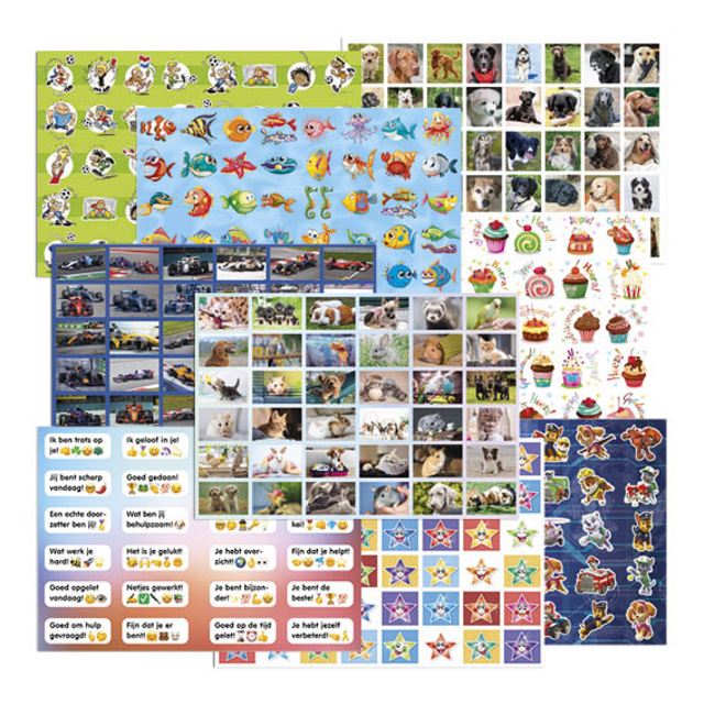 Belongingsstickermix De Stulp assorti
