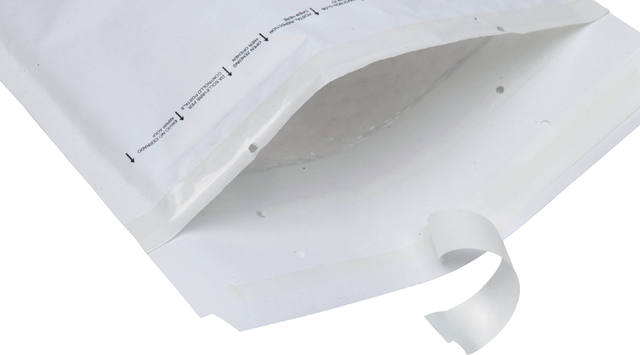 Bubble envelope Quantore no. 11 120x175mm white 200 pieces