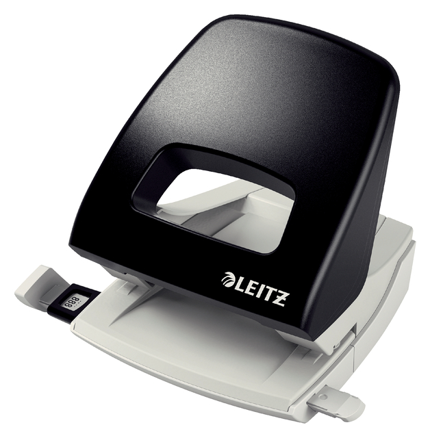 Office Hole Punch Leitz NeXXt Metal 25 sheet black