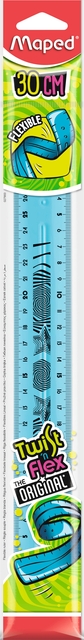 RULER MAPED TWIST'N FLEX 30CM ASS