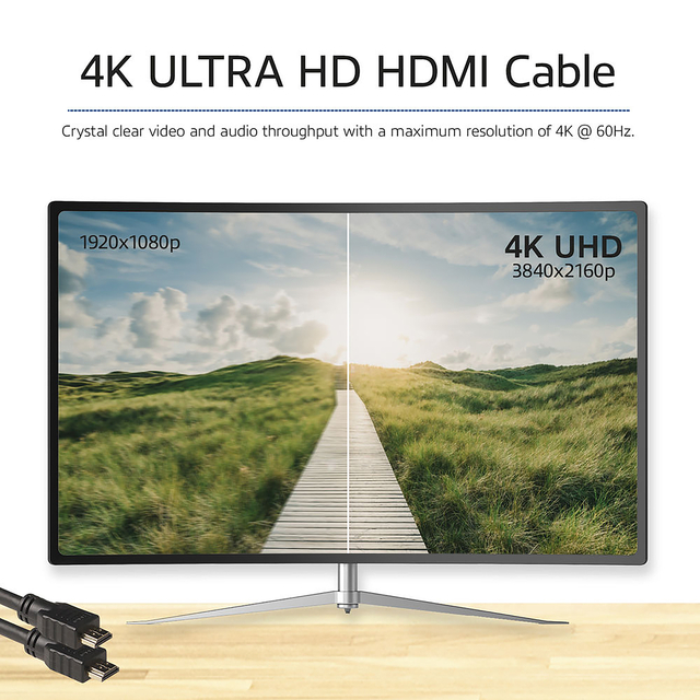 Kabel ACT HS v2.0 HDMI-A male - HDMI-A male (AWG30) 1 meter