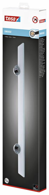 Planchet tesa® Smooz glas hoogglans verchroomd metaal zelfkleven