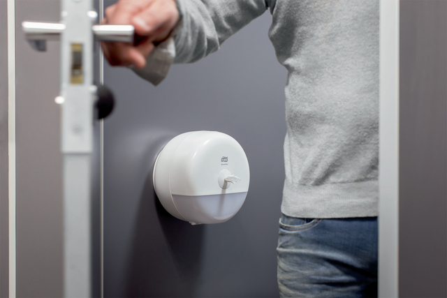 Toiletpapierdispenser Tork T9 Elevation SmartOne klein wit 681000