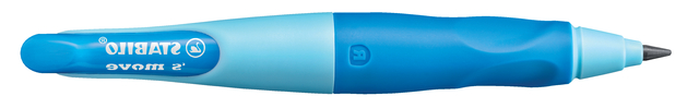 Vulpotlood STABILO Easyergo HB 3.15mm links blauw/donkerblauw incl puntenslijper blister à 1 stu