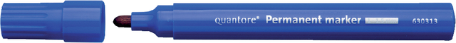 Permanent marker Quantore round 1-1.5mm blue