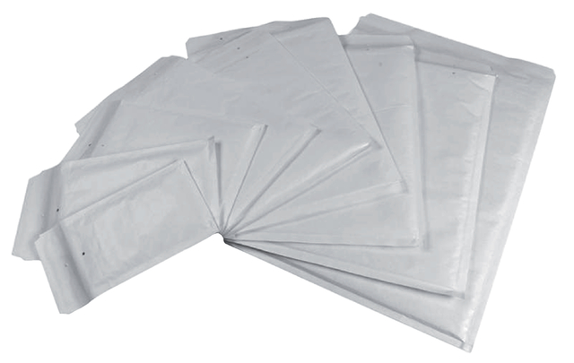 Bubble envelope Quantore no. 19 320x455mm white 50 pieces