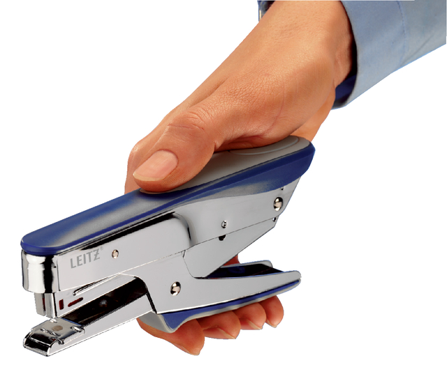 Stapling Pliers Leitz top loader P2 15 sheets blue