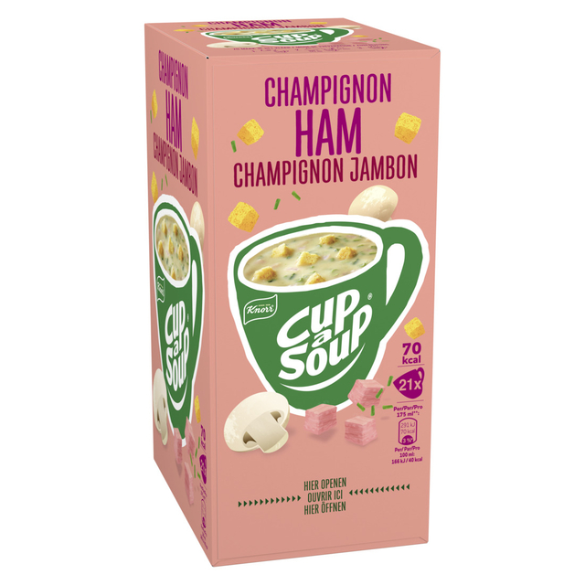 Cup-a-Soup Knorr champignon ham 21x175ml