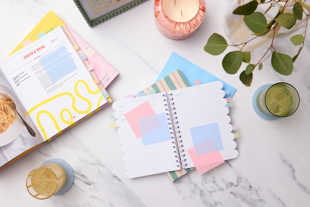 Memoblok Post-it 3M 73x73mm Transparant blauw